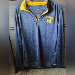 Colosseum Michigan Quarter-Zip Pullover (Large)